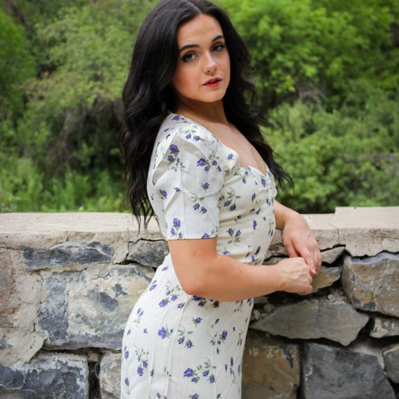 Reformation Brittney Midi Dress + Nightingale - Picture 4 of 7